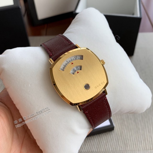 古馳皮帶手錶 Gucci新款中性石英腕表  gjs2147